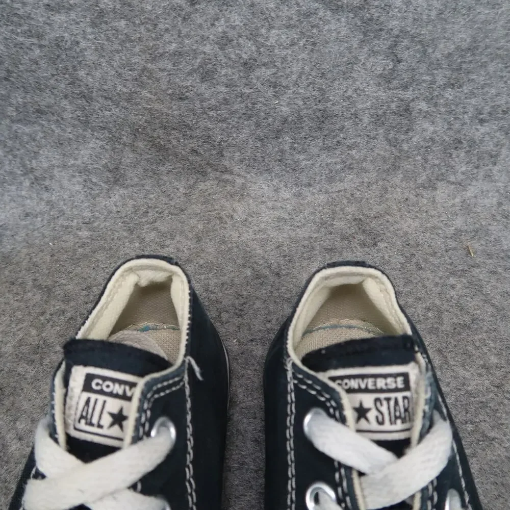 Converse Shoes Infant 7 Sneakers Casual All Star Chuck Taylor Canvas Black White